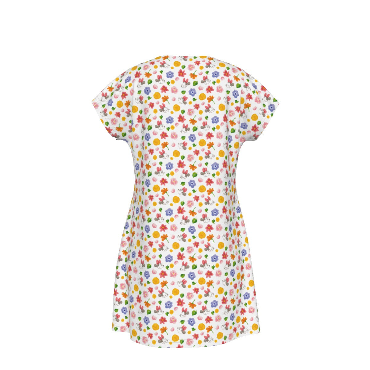 Floral Friends Springtime - Women's T-Shirt Dress