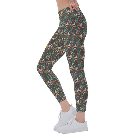 Polynesian Princess Icons - Women's Yoga Leggings