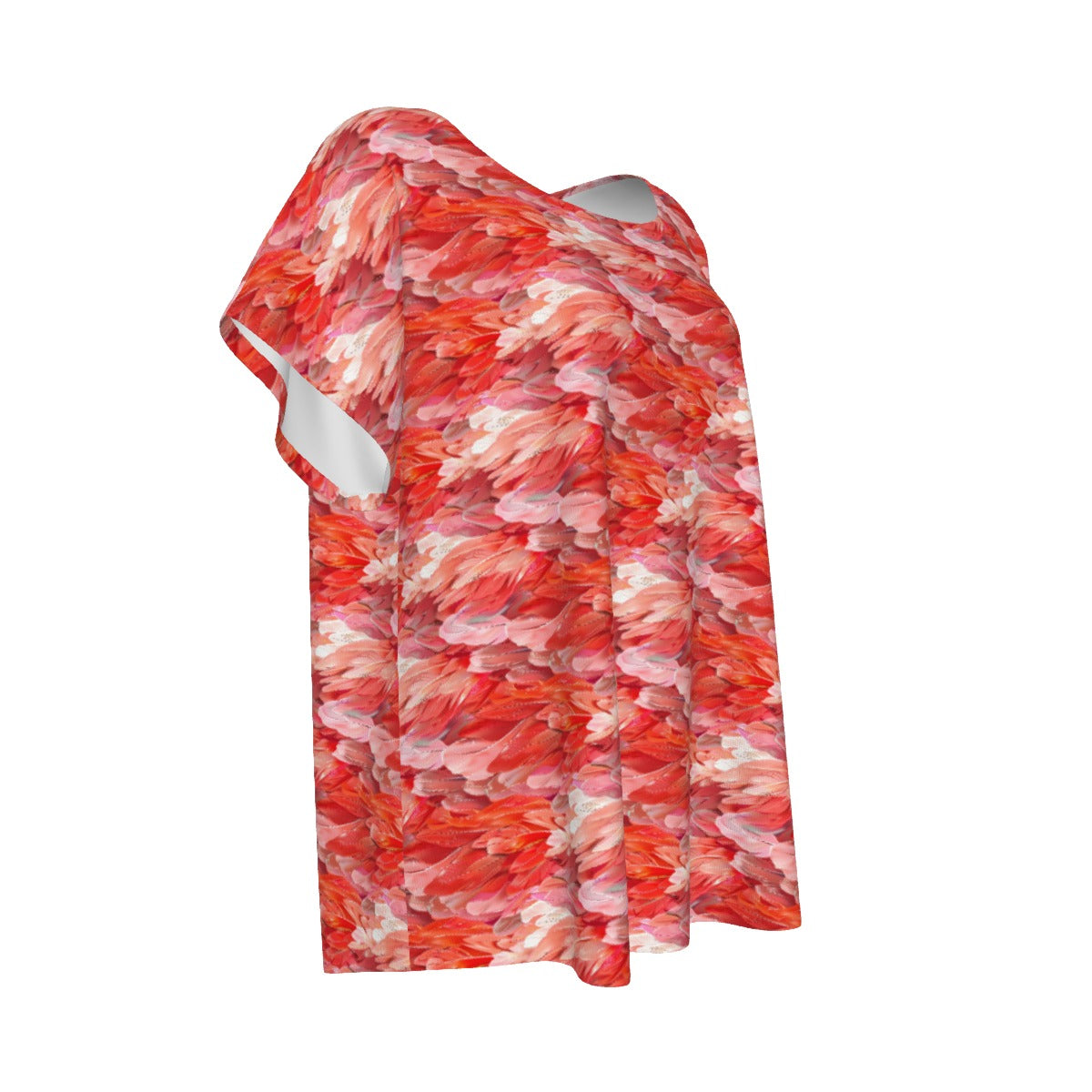 Animal Print - Flamingo - Women’s Relaxed Fit Scoop Tee
