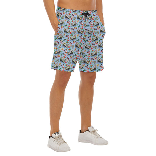Very Merrytime Christmas Cruise - Men’s Pocket Beach Shorts