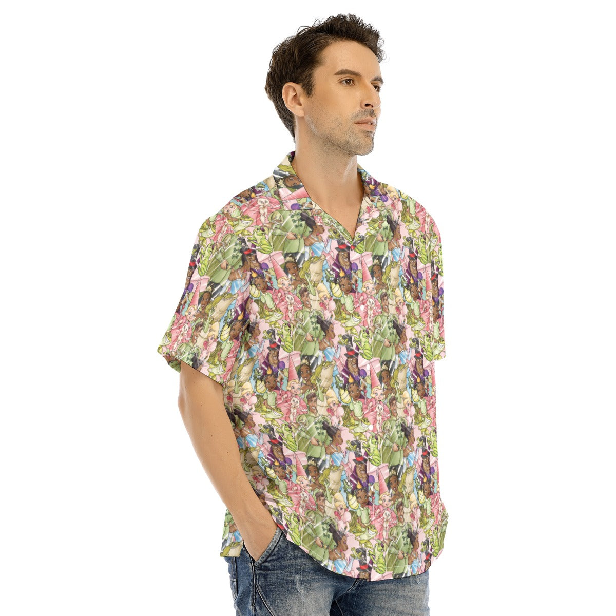 Bayou Royal Sketch - Men's Hawaiian Button Up Shirt