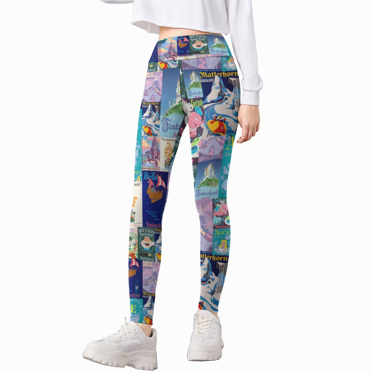 Vintage Fantasy Ride Posters - Kid's Leggings