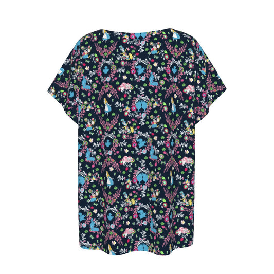 Garden Whimsy - Wonderland Dreams - Women’s Relaxed Fit Scoop Tee