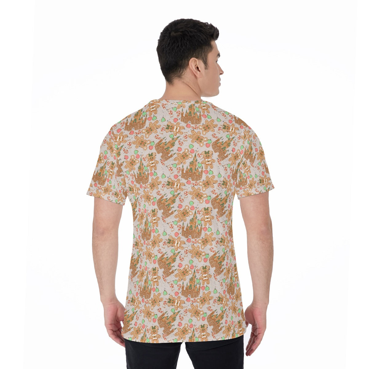 Festive Gingerbread Treats - Men's Short Sleeve T-Shirt