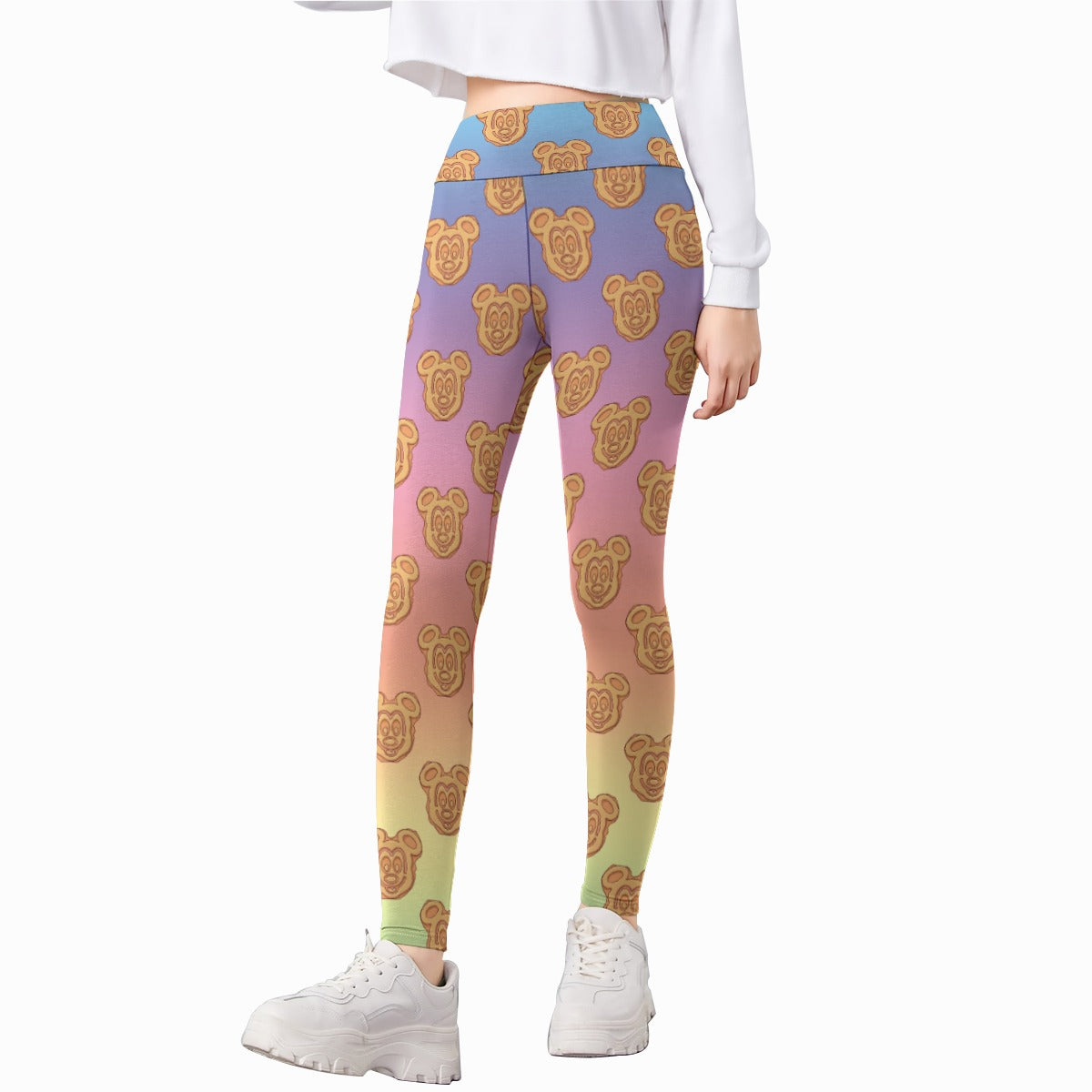 Rainbow Mouse Waffles - Kid's Leggings