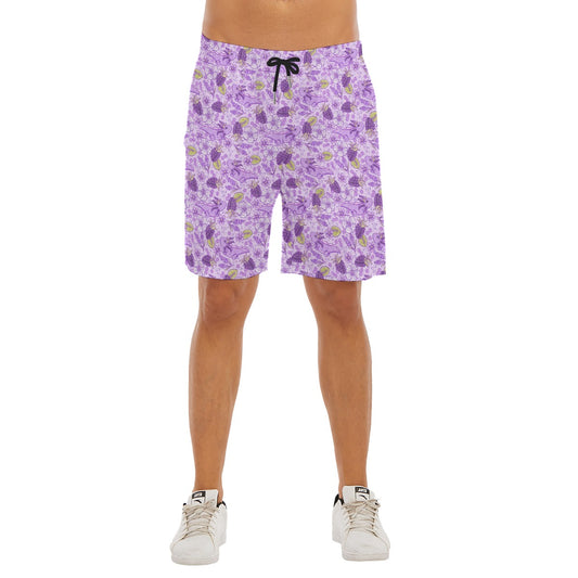Fruitimals - Blackberry Axolotls - Men’s Pocket Beach Shorts