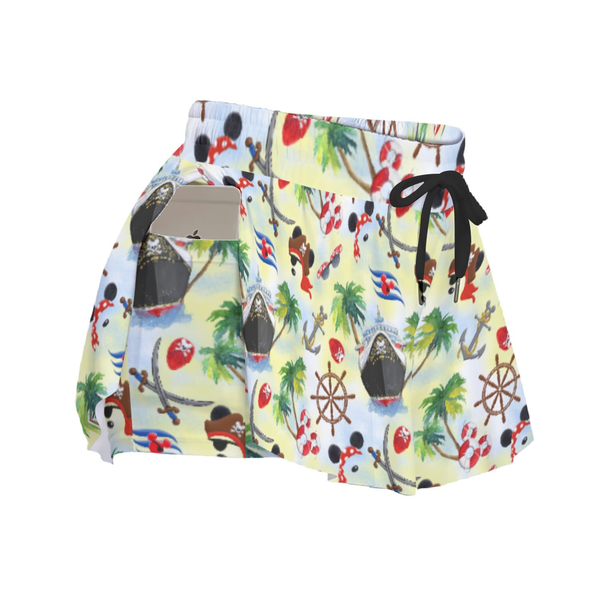 Pirate Night Cruise - Women's Flowy Pocket Shorts