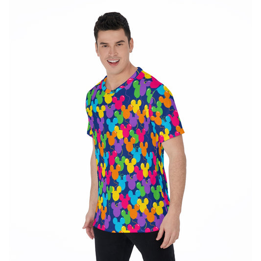 Bright Mouse Ear Balloons - Men's Short Sleeve T-Shirt