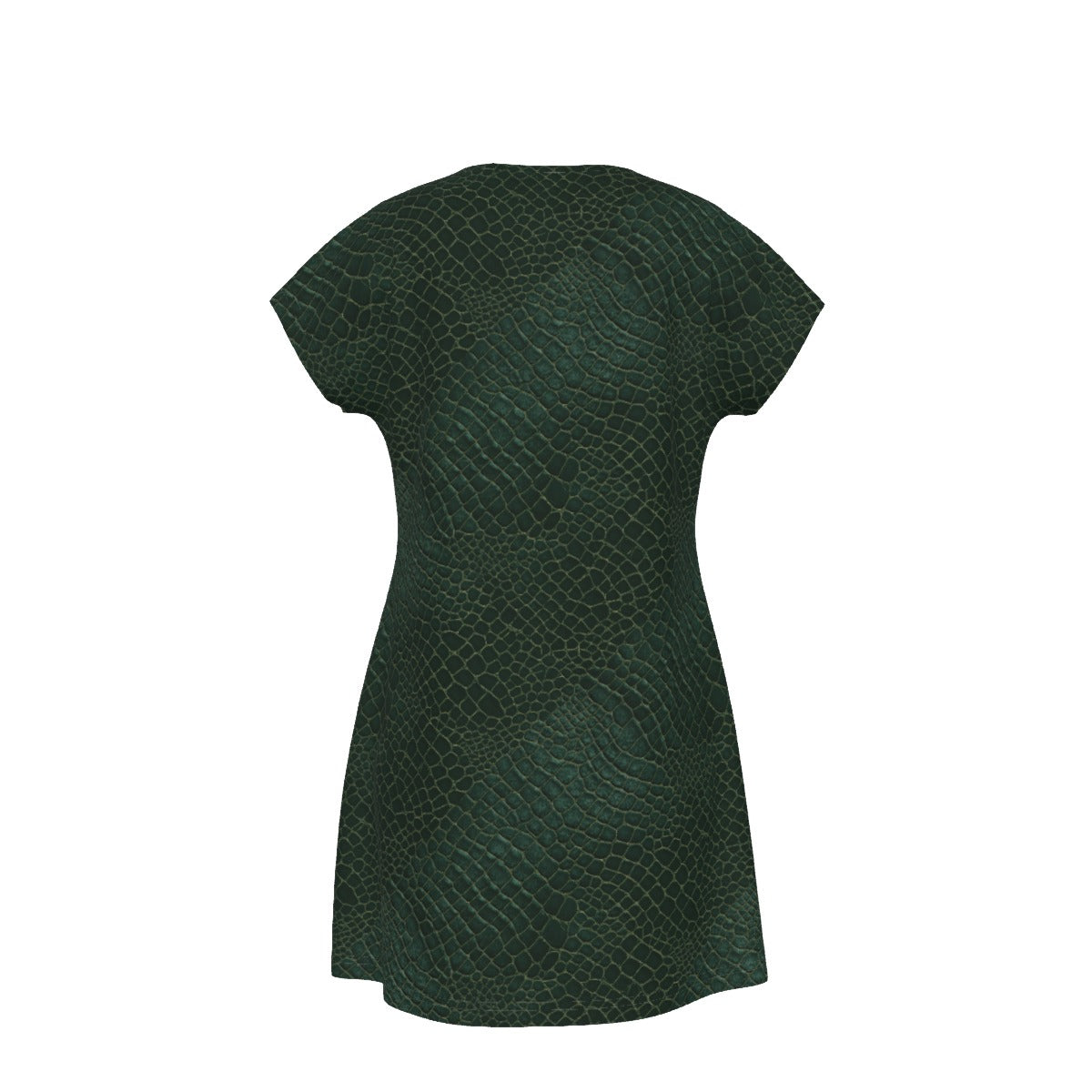 Animal Print - Alligator - Women's T-Shirt Dress