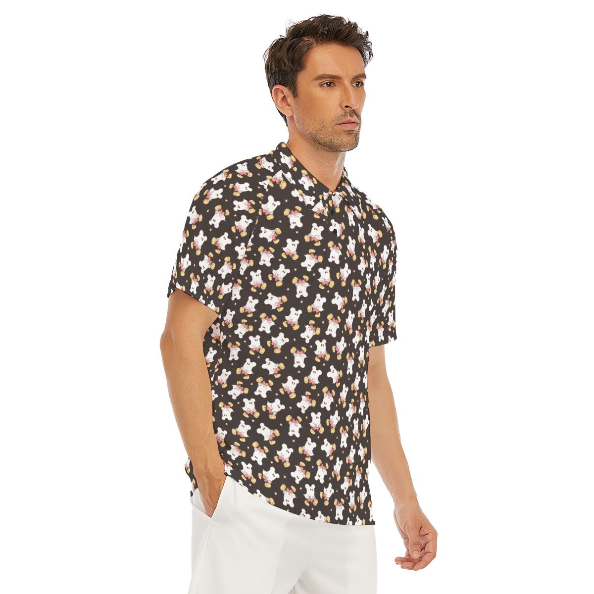 Ghostly Mouse - Men's Polo Shirt