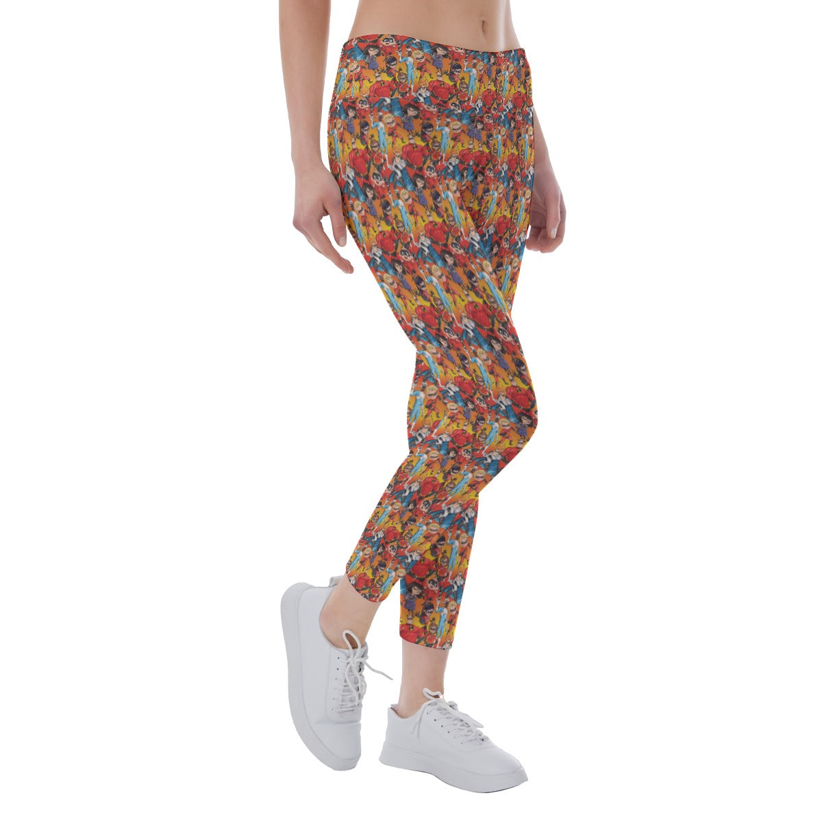 Super Squad Sketched - Women's Yoga Leggings