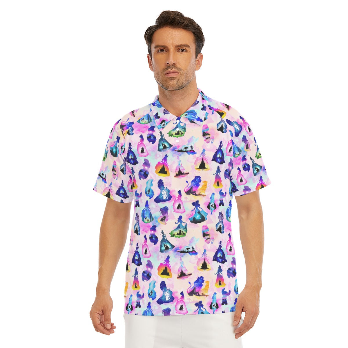 Princess And Classic Animation Silhouettes - Men's Polo Shirt