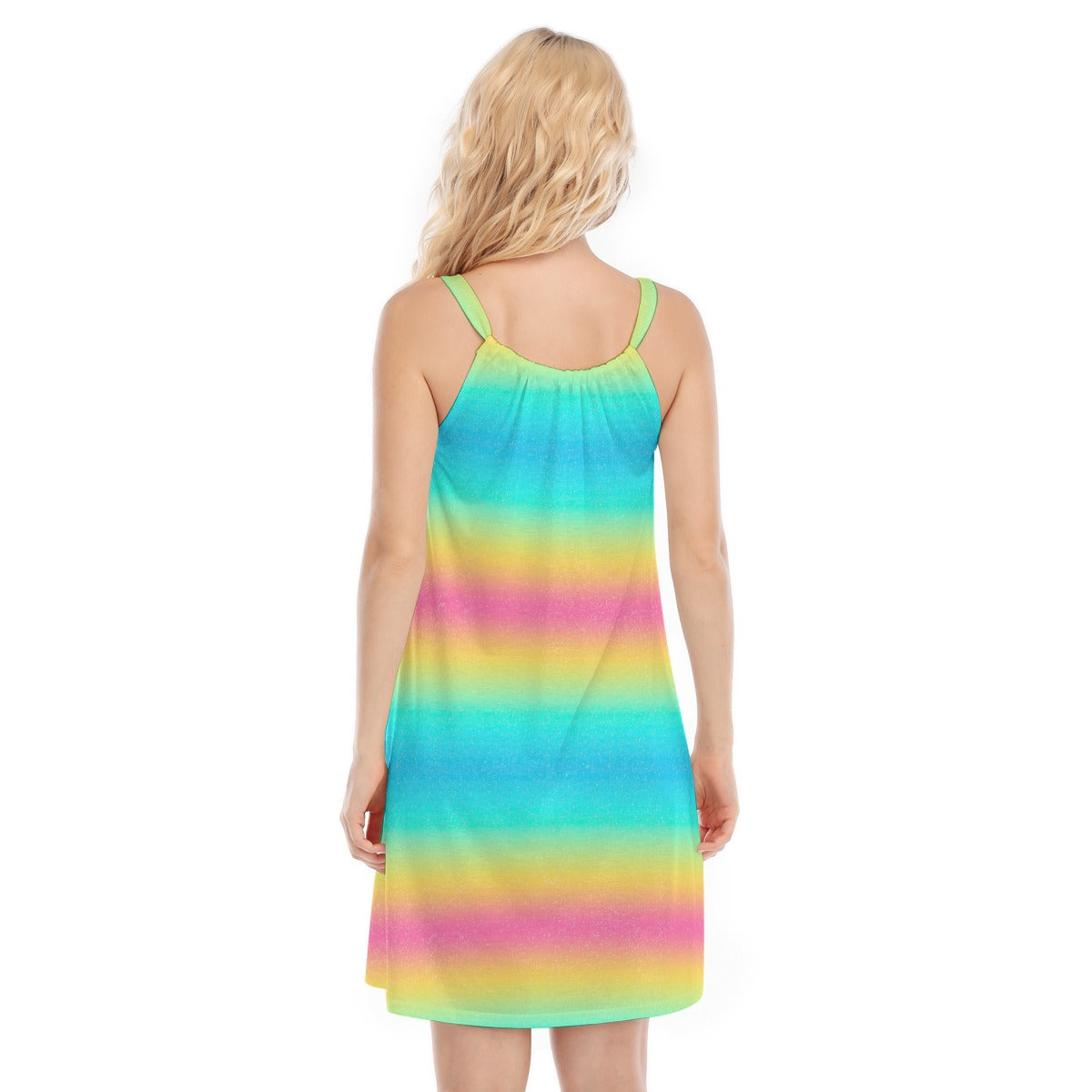 Rainbow Ombre - Women’s Adjustable Sundress
