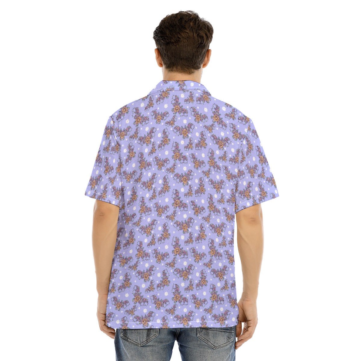Blooming Bats - Men's Hawaiian Button Up Shirt