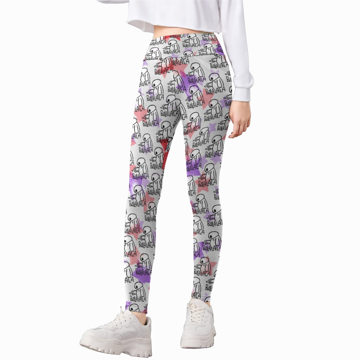 White Robot Balala - Kid's Leggings