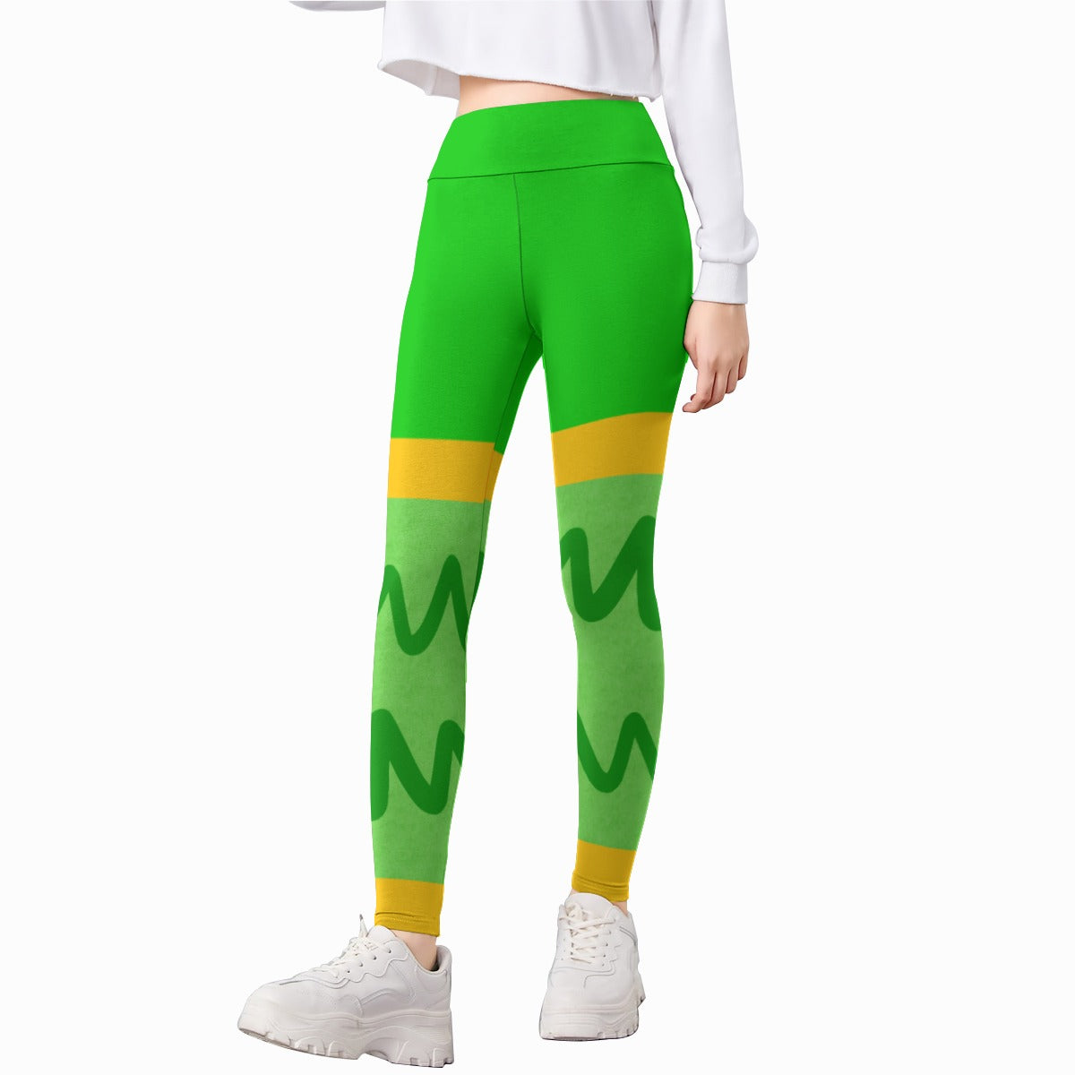 Candy Racer Leggings: Minty Zaki - Kid's Leggings