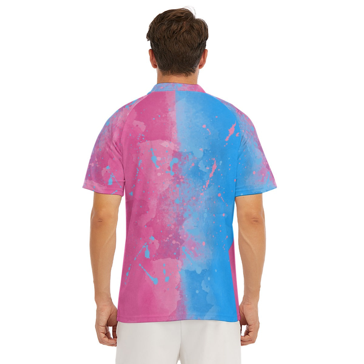 Pink or Blue Fairytale Dress - Men's Polo Shirt