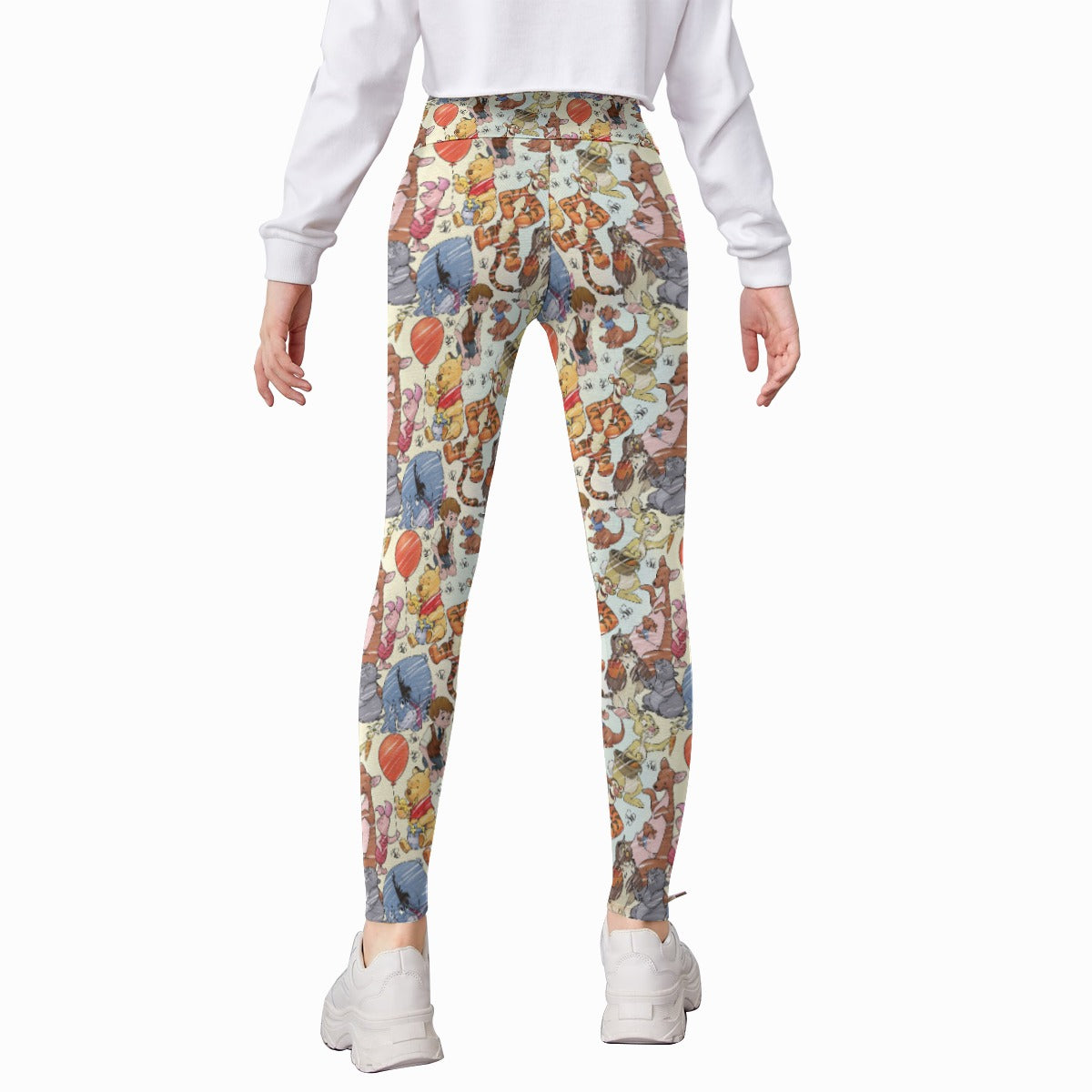 Woodland Friends Sketched - Kid's Leggings