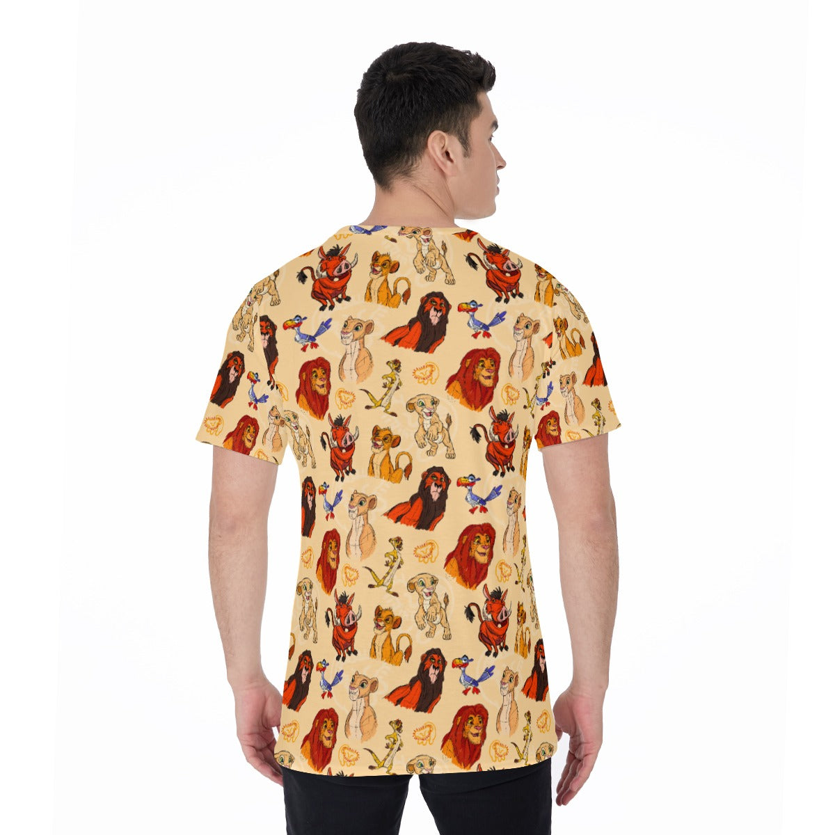 Sketched Savanna Friends - Men's Short Sleeve T-Shirt