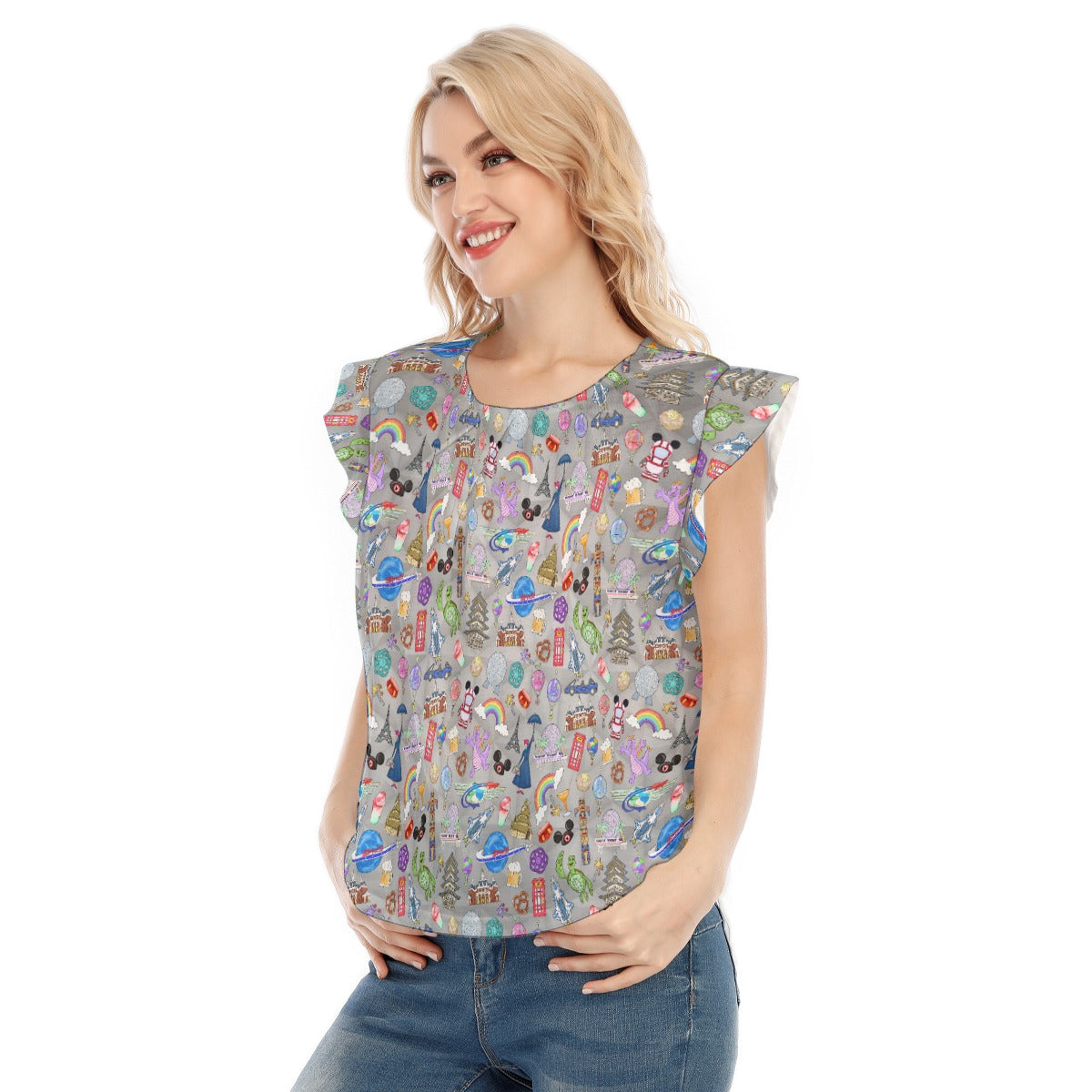EC Around The World Experience - Women’s Flutter Sleeve Top