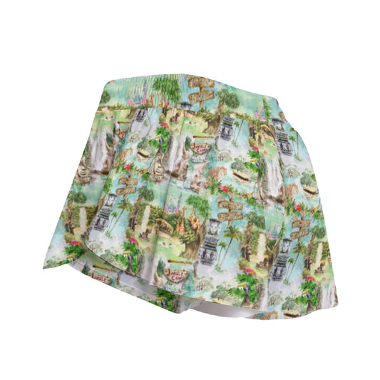 Jungle River Cruise - Women's Flowy Pocket Shorts