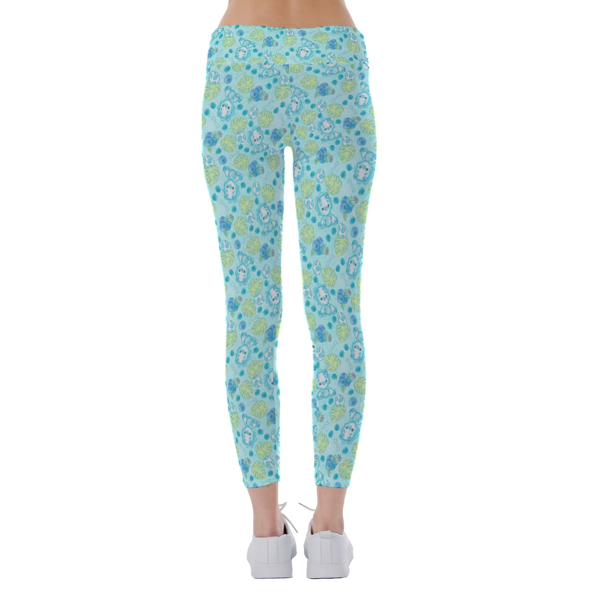 Fruitimals - Blueberry Dinosaurs - Women's Yoga Leggings