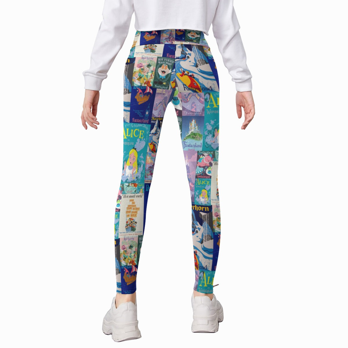 Vintage Fantasy Ride Posters - Kid's Leggings