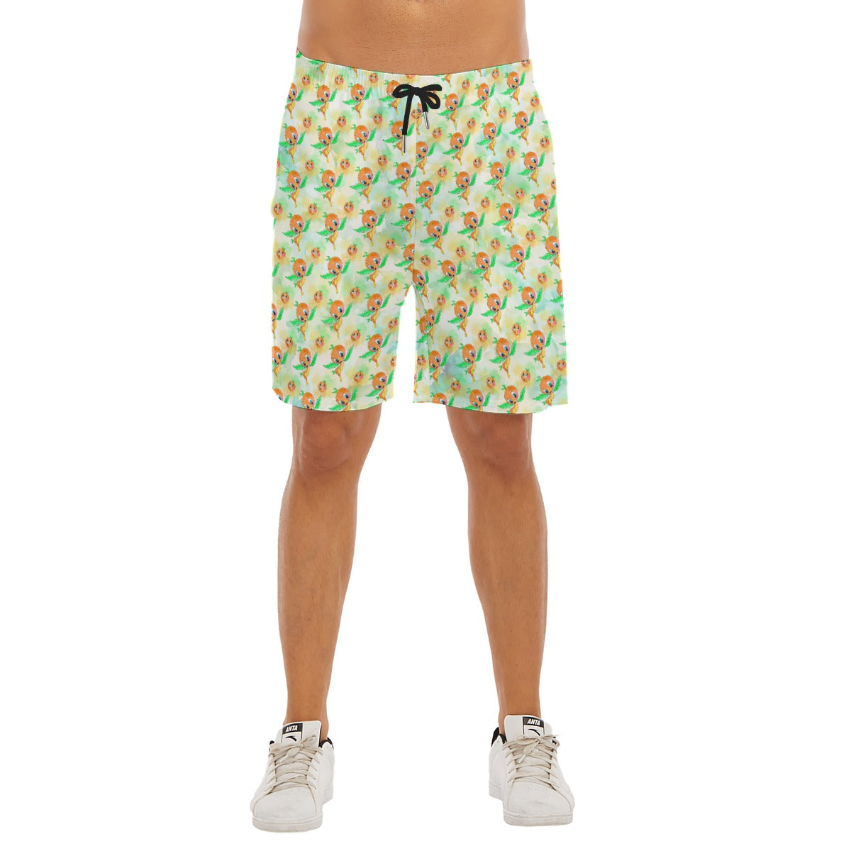 Sunny Citrus Thoughts - Men’s Pocket Beach Shorts
