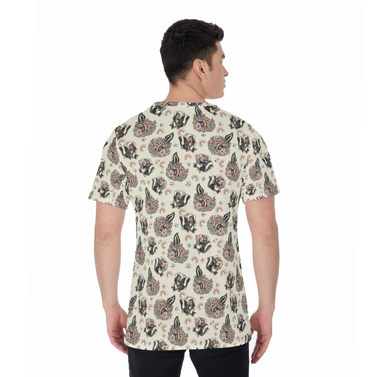 Bashful Blooming Skunk - Men's Short Sleeve T-Shirt