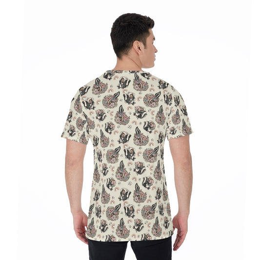 Bashful Blooming Skunk - Men's Short Sleeve T-Shirt