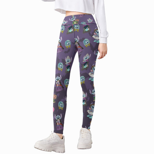 Haunted Alien Portraits - Kid's Leggings