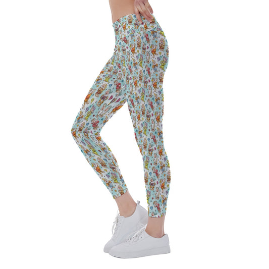 Seven Helpers Sketch - Women's Yoga Leggings