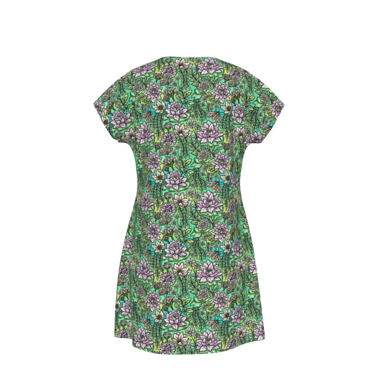 Fairytale Florals – Bayou Blooms - Women's T-Shirt Dress