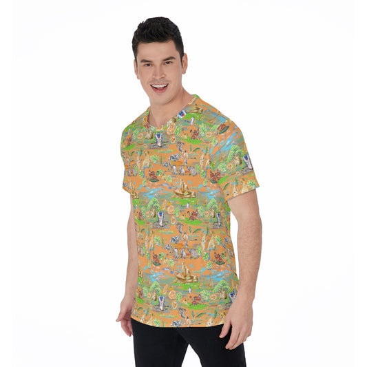 Savanna Sunset Stories - Men's Short Sleeve T-Shirt