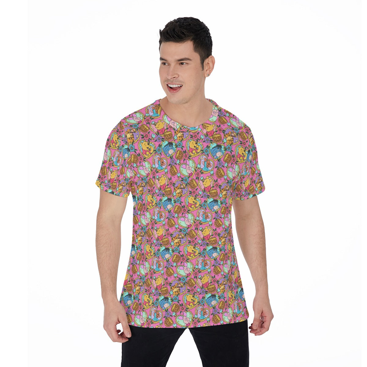 Tattoo Hearts Woodland Friends - Men's Short Sleeve T-Shirt