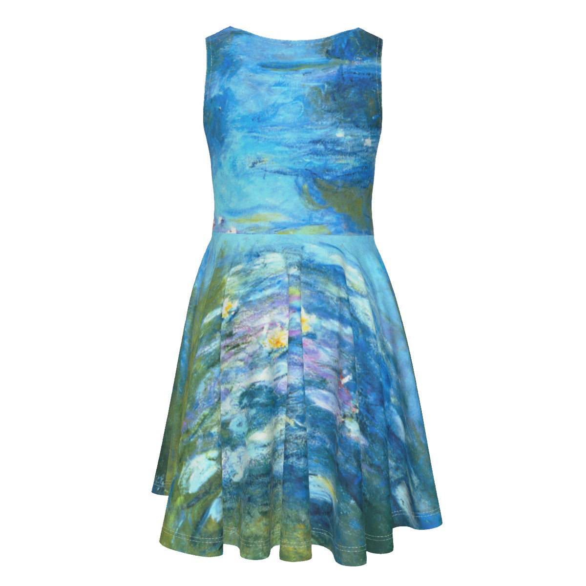 Monet Water Lillies - Kid's Sleeveless Skater Dress