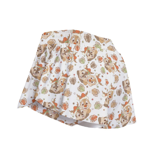 Holiday Mischief Duo - Women's Flowy Pocket Shorts