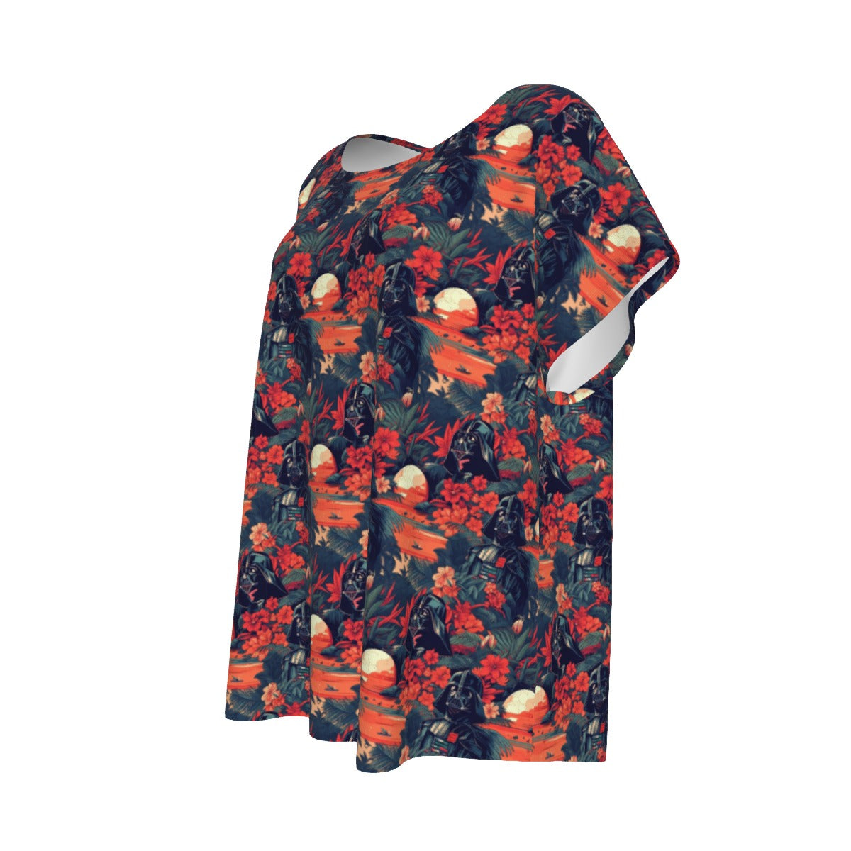 Tropical Dark Side Escape - Women’s Relaxed Fit Scoop Tee