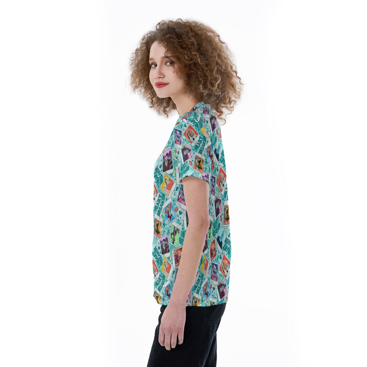 Heartbreaker Villaintine - Women's Short Sleeve V-Neck T-Shirt