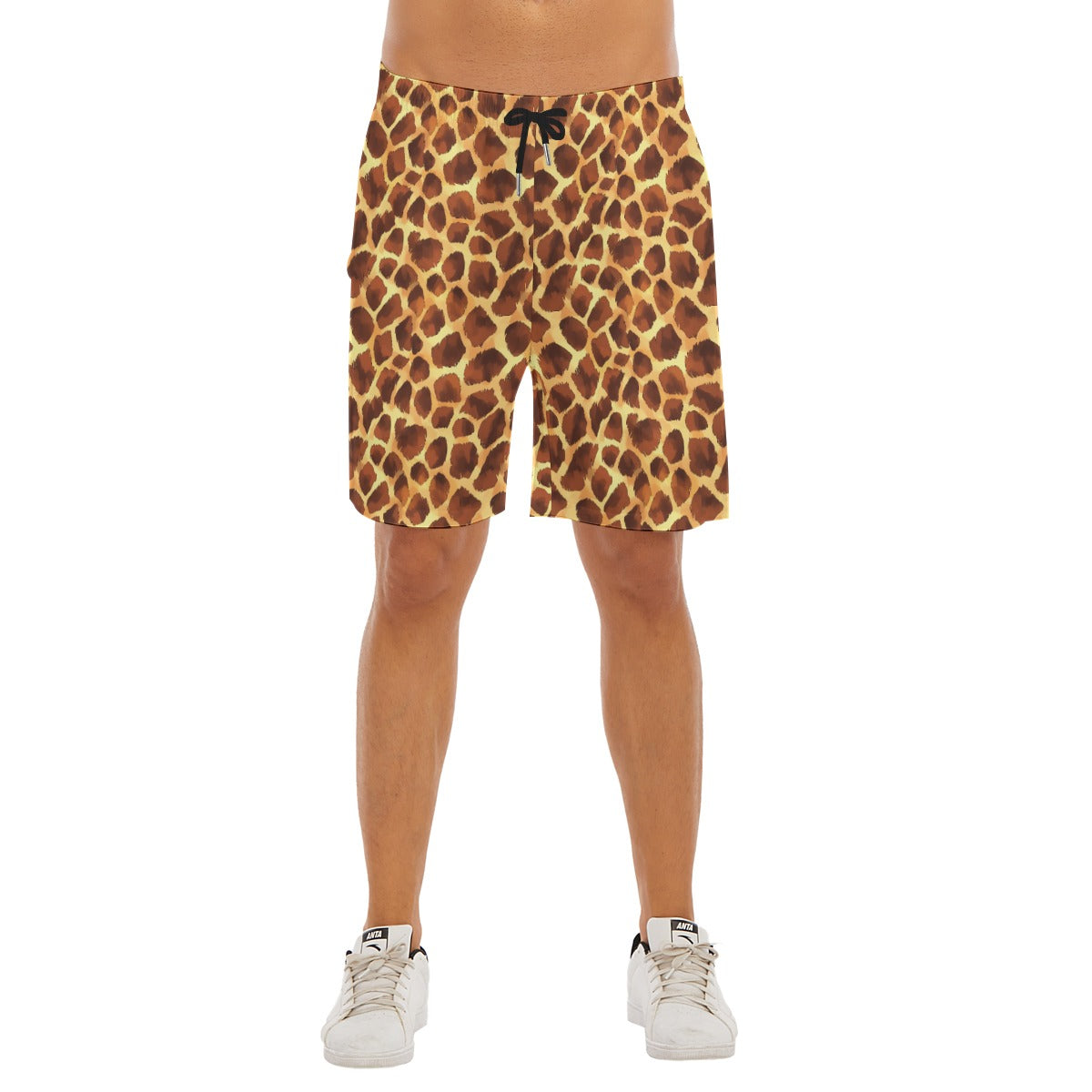 Animal Print - Giraffe - Men’s Pocket Beach Shorts