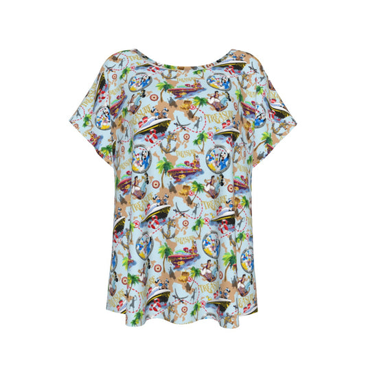 Treasure Voyage Cruise - Women’s Relaxed Fit Scoop Tee