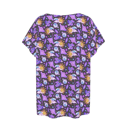 Mystical Manta Rays - Women’s Relaxed Fit Scoop Tee