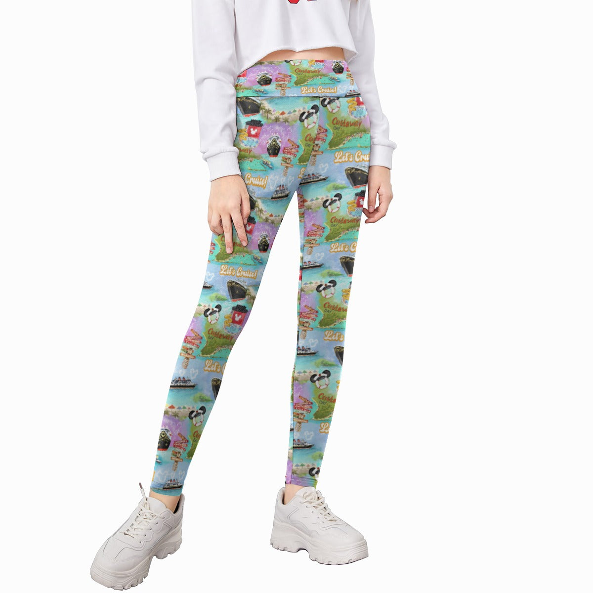 Tropical Castaway Island - Kid's Leggings