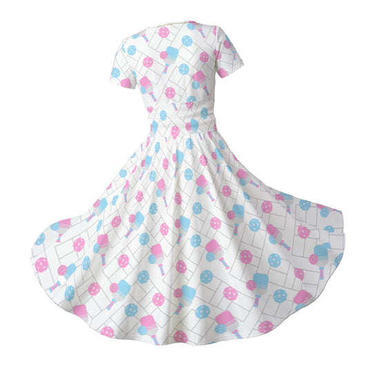 nan - Women's V-Neck Ruched Midi Dress