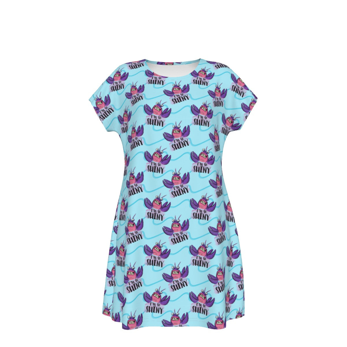 Shiny Deep-Sea Villain - Women's T-Shirt Dress