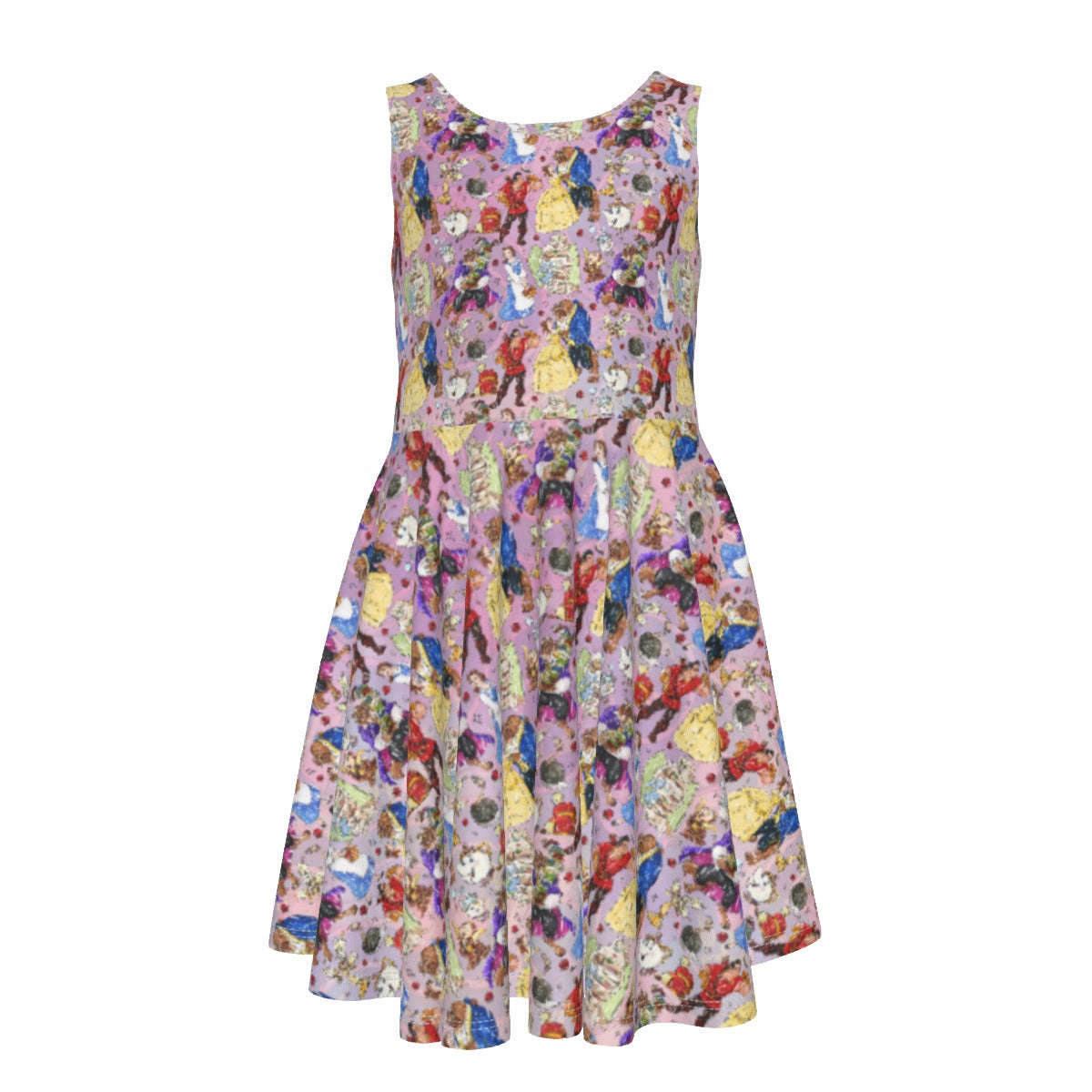 Enchanted Tale Sketch - Kid's Sleeveless Skater Dress