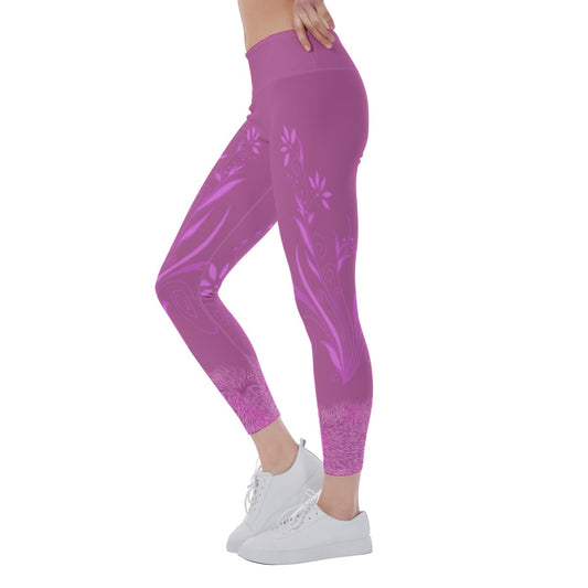 Candy Racer Leggings: Snowanna Rainbeau - Women's Yoga Leggings