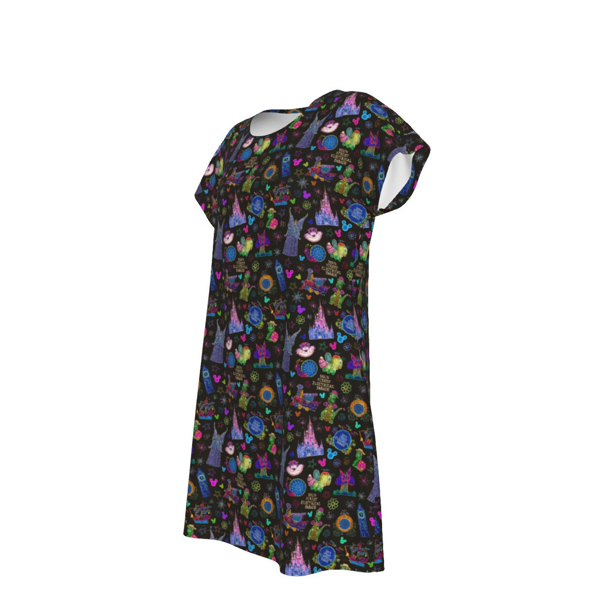 Main Street Neon Parade - Women's T-Shirt Dress