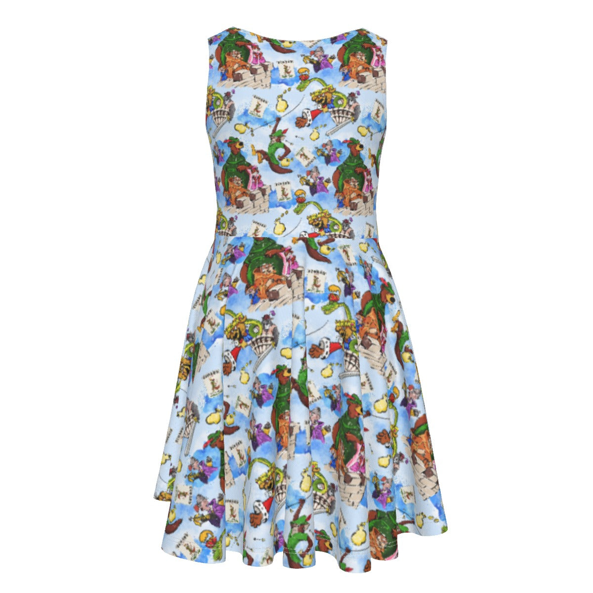 Robin Hood Adventure - Kid's Sleeveless Skater Dress