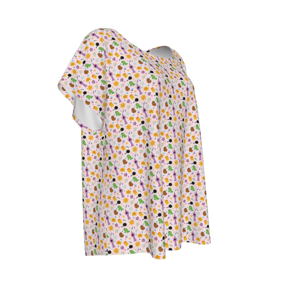 Long Hair Princess Icons - Women’s Relaxed Fit Scoop Tee